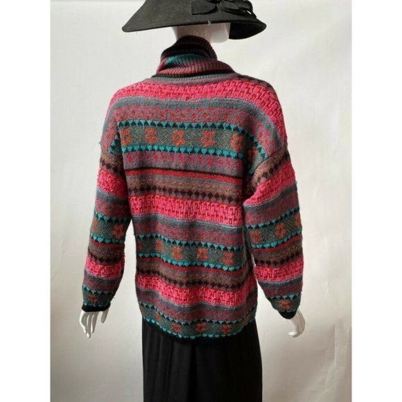 Carole Little Womens Pullover Sweater Multicolor SZ M Acrylic Blend - Picture 2 of 11